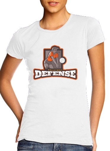 Tshirt Volleyball Defense femme