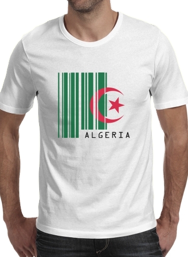 Tshirt Algeria Code barre homme