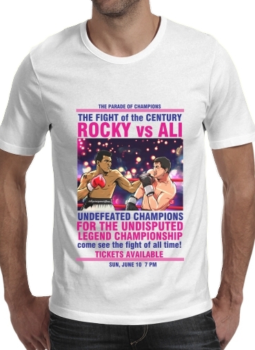 Tshirt Ali vs Rocky homme