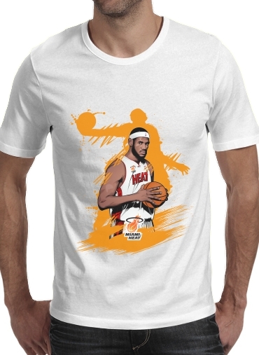 Tshirt Basketball Stars: Lebron James homme