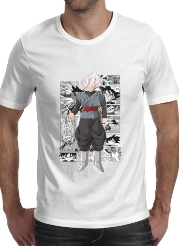 Tshirt Black Goku Scan Art homme