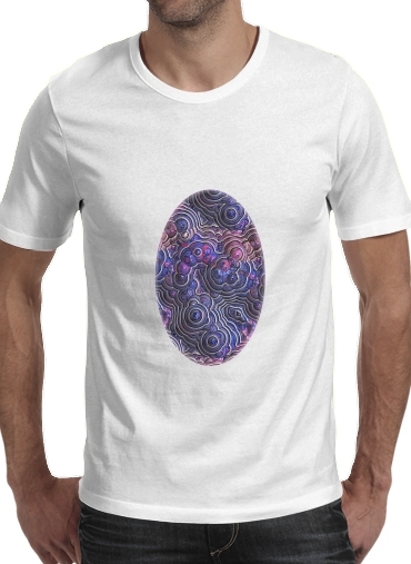 uomini Blue pink bubble cells pattern 