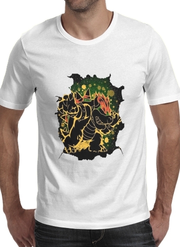 Tshirt Bowser Abstract Art homme