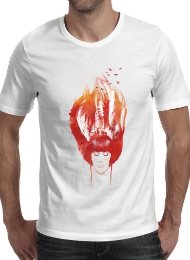 Tshirt Burning Forest homme