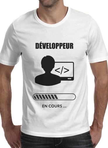 Tshirt Cadeau etudiant developpeur informaticien homme