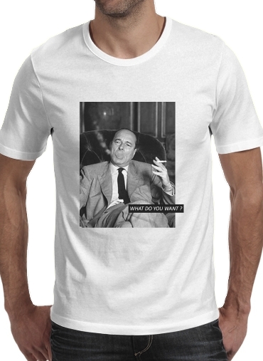 Tshirt Chirac Smoking What do you want homme