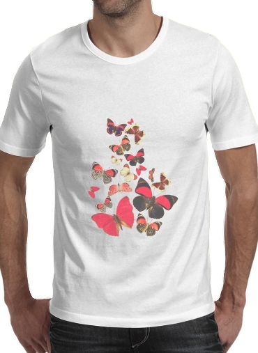 Tshirt Come with me butterflies homme