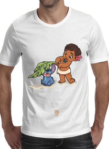 Tshirt Disney Hangover Moana and Stich homme