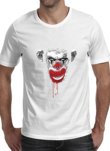 Tshirt Evil Monkey Clown homme