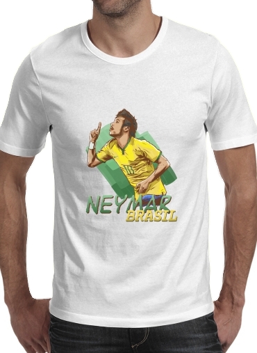 Tshirt Football Stars: Neymar Jr - Brasil homme