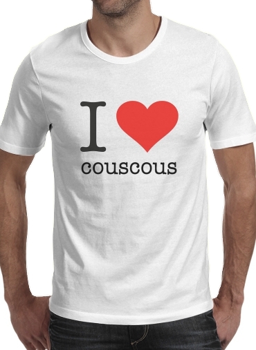 Tshirt I love couscous homme