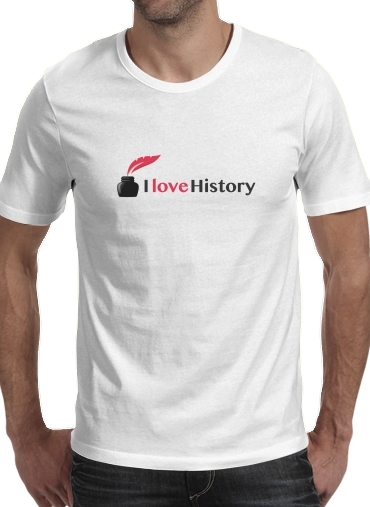 Tshirt I love History homme