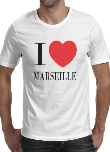 Tshirt I love Marseille homme