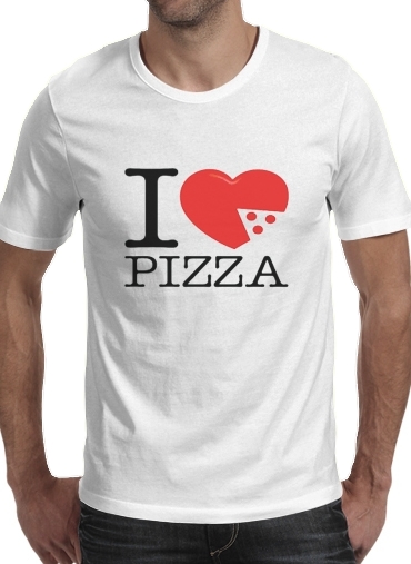 Tshirt I love Pizza homme
