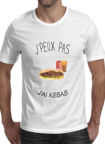 Tshirt Je peux pas jai kebab homme