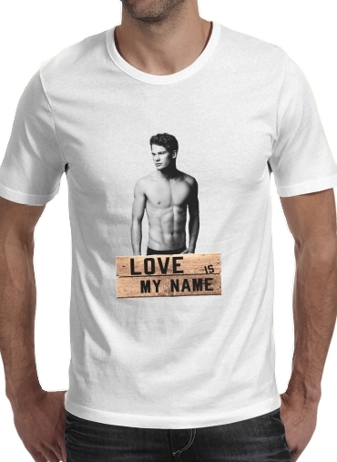 Tshirt Jeremy Irvine Love is my name homme