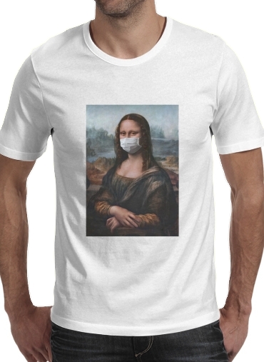 Tshirt Joconde Mona Lisa Masque homme