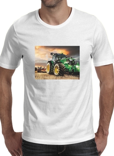 Tshirt John Deer tractor Farm homme