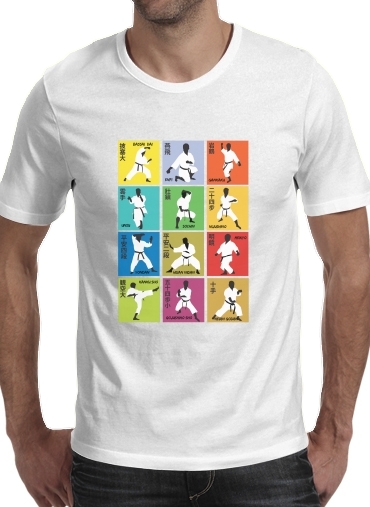 Tshirt Karate techniques homme