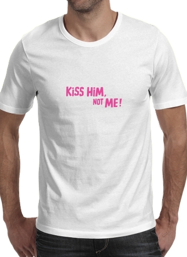 Tshirt Kiss him Not me homme