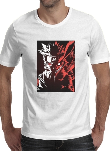 Tshirt Kyubi x Naruto Angry homme