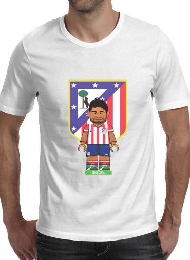Tshirt Lego Football: Atletico de Madrid - Diego Costa homme