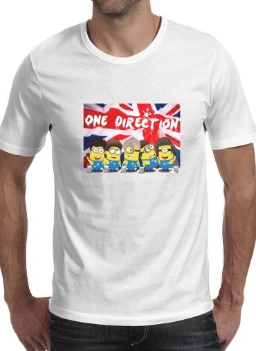 Tshirt Minions mashup One Direction 1D homme