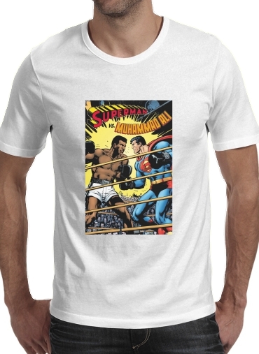 Tshirt Muhammad Ali Super Hero Mike Tyson Boxen Boxing homme