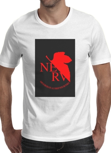 Tshirt Nerv Neon Genesis Evangelion homme