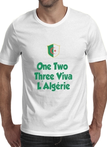 Tshirt One Two Three Viva Algerie homme