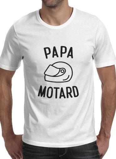 Tshirt Papa Motard Moto Passion homme