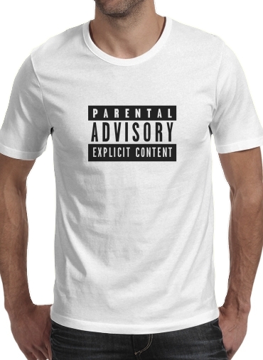 Tshirt Parental Advisory Explicit Content homme