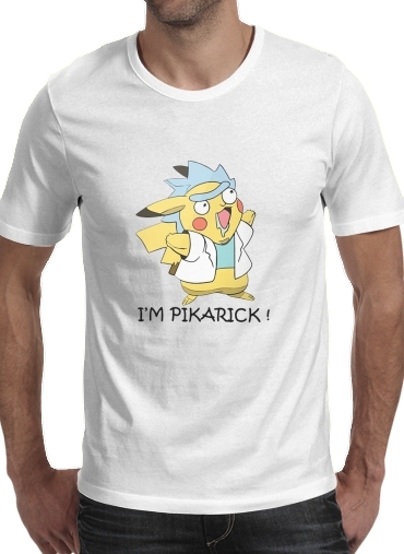 Tshirt Pikarick - Rick Sanchez And Pikachu  homme