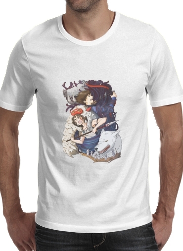 Tshirt Princess Mononoke Inspired homme