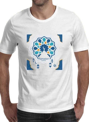 Tshirt Ramadan Kareem Blue homme