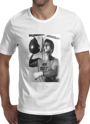 Tshirt Allenamento con palla da biliardo Rocky Balboa homme