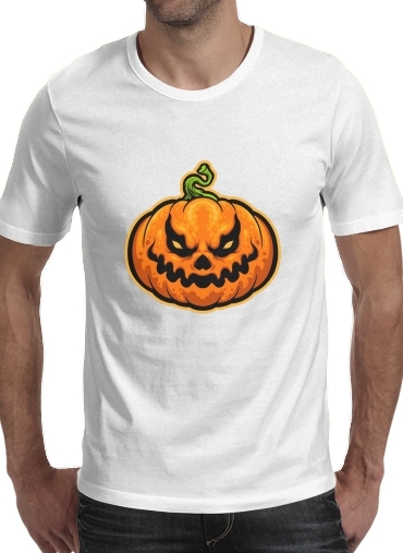 Tshirt Scary Halloween Pumpkin homme