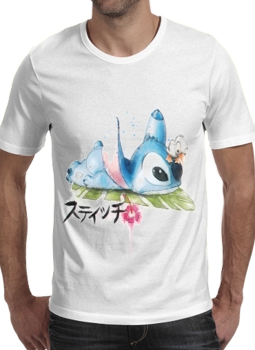 Tshirt Stitch watercolor homme