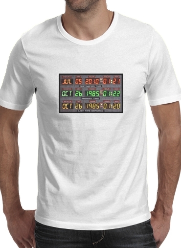Tshirt Time Machine Back To The Future homme