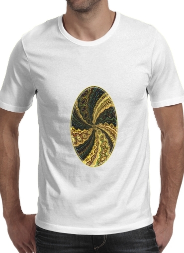 Tshirt Twirl and Twist black and gold homme