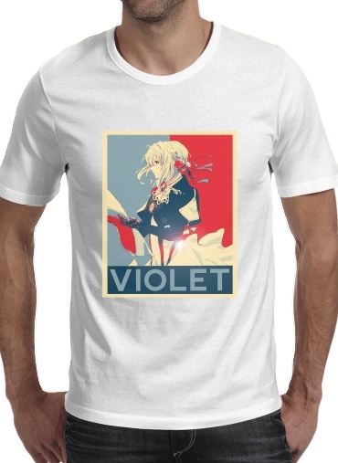 Tshirt Violet Propaganda homme