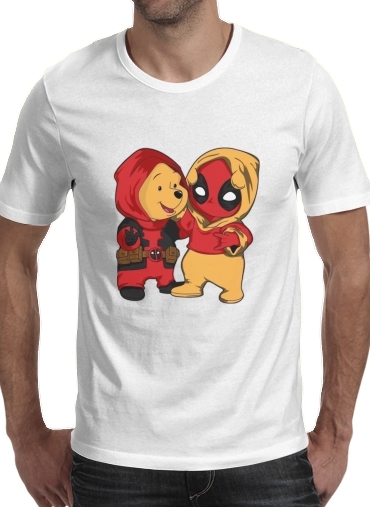 Tshirt Winnnie the Pooh x Deadpool homme