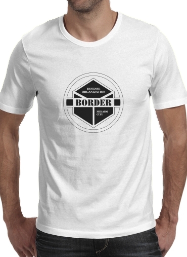 Tshirt World trigger Border organization homme