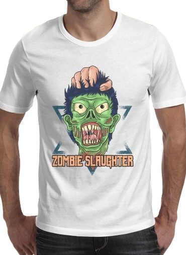 Tshirt Zombie slaughter illustration homme