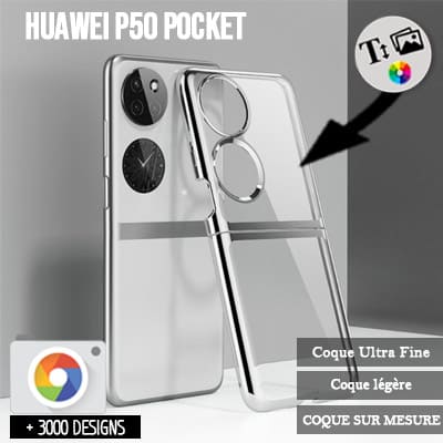 Cover HUAWEI P50 Pocket rigida  personalizzata