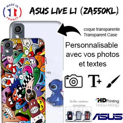 Cover Asus Zenfone Live L1 ZA550KL rigida  personalizzata
