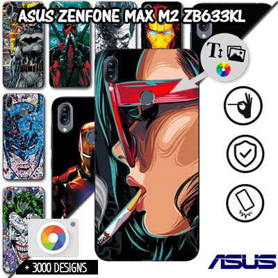 Cover Asus Zenfone Max M2 ZB633KL rigida  personalizzata