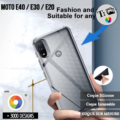 custodia silicone Motorola Moto E40 / E30 / E20