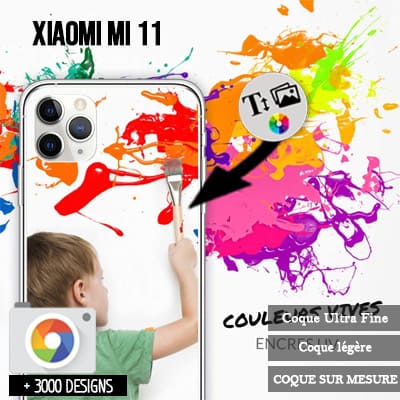 Cover Xiaomi Mi 11 rigida  personalizzata