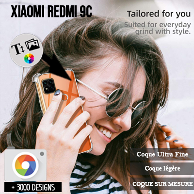 Cover Xiaomi Redmi 9C rigida  personalizzata